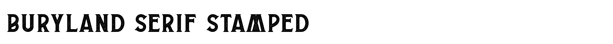 Buryland Serif Stamped image
